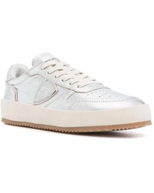 Philippe Model Nice Low Trainers - White