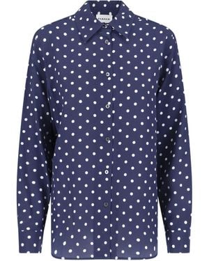 P.A.R.O.S.H. Polka Dot Shirt - Blue