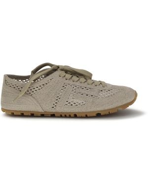 Balmain Racer 45 Sneakers Macramé - Gray