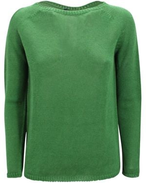 Max Mara Top Linen - Green