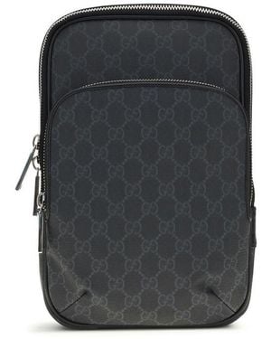 Gucci Polyurethane Shoulder Bag - Gray