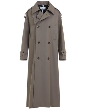 Celine Trench Coat Wool - Brown