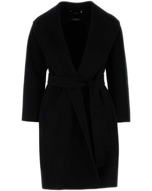 Max Mara Wool Messi Coat - Black