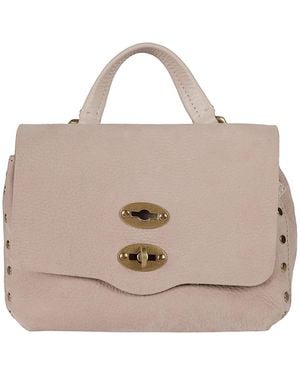 Zanellato Leather Bag Postina Jones Baby - Natural