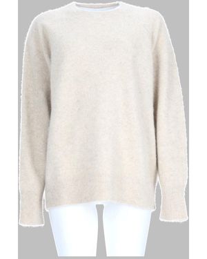 P.A.R.O.S.H. Raccoon Fur Sweater Sweaters - White