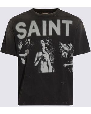 SAINT Mxxxxxx Cotton T-Shirt - Black