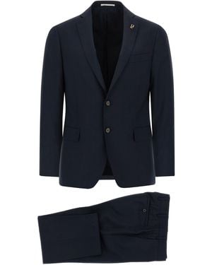 Pal Zileri Lord Dress Wool Suits - Blue
