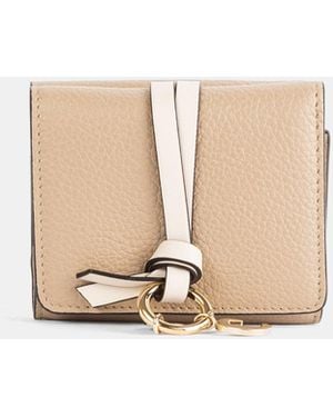 Chloé Mini Trifold Wallet - Natural