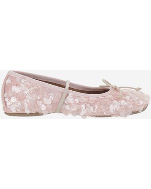 Pepe Jeans Ballerina Flats Onyx Sequin - Pink