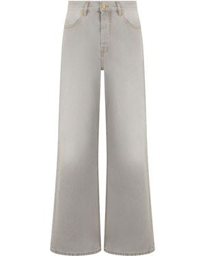 DARKPARK Wide-Leg Jeans Cotton - Gray