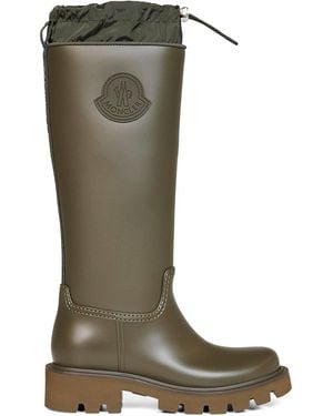 Moncler Kickstream High Rain Boots - Green