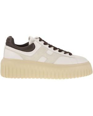 Hogan H-Stripes Leather Sneakers - Multicolor