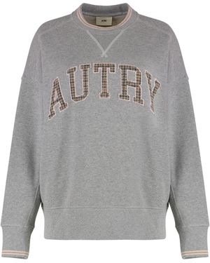 Autry College Sweatshirt Cotton Sweatshirts - Gray