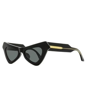 Marni Triangular Cat Eye Sunglasses Fairy Pools Ow8 50Mm Plastic (Acetate) - Black