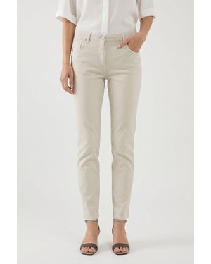 Brunello Cucinelli Light Slim Pants - Natural