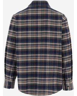 DARKPARK Shirt, Cotton Check - Blue