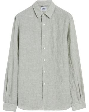 Aspesi Shirts Linen - Grey