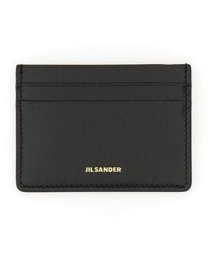 Jil Sander Leather Cardholder Wallets & Purses - Black