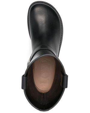 Loewe Campo Biker Boots - Black