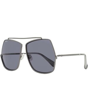Max Mara Elsa Sunglasses Mm0006 32N Gunmetal-Horn 64Mm Metal/Plastic (Acetate) - Black