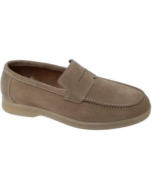 Payo Loafers Suede Shoe - Brown