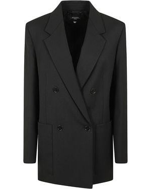 Weekend by Maxmara Gabardina Pl-Wv Bistretch Poliestere Giacca - Black