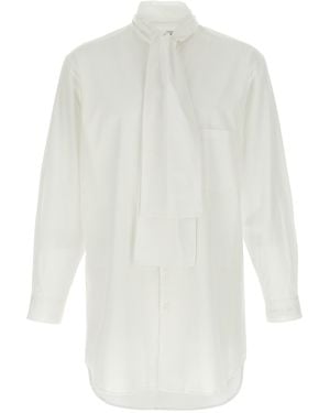 Yohji Yamamoto Lavallière Collar Shirt - White