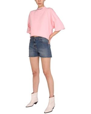 Palm Angels Shorts Cotton - Pink