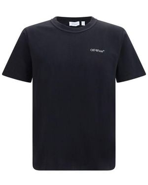 Off-White c/o Virgil Abloh Cotton T-Shirt - Blue