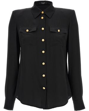 Balmain Shirts - Black