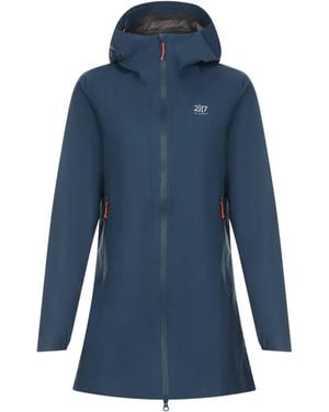 2117 TWENTYONE SEVENTEEN Markitta 2.5L Coat Cappotto - Blue
