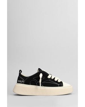 Rhun Skate Suede Sneakers - Black