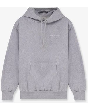 Walk In Paris Timeless Sweatshirt With Front Embroidered Logo - Grey
