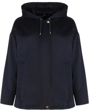 Max Mara Wool Jacket Derris Virgin - Blue