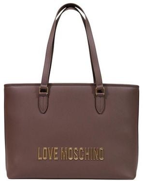 Love Moschino Polyethylene Handbag Bag - Brown
