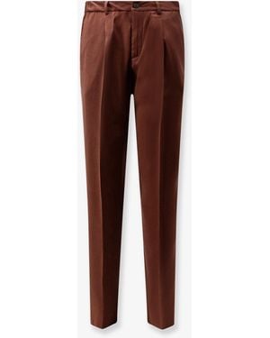 Hevò Torre Canne Modal Blend Pants - Brown