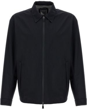 Herno Solid Shirt Collar Jacket - Blue