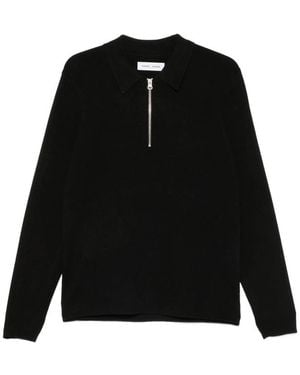 Samsøe & Samsøe Half-Zip Knitted Jumper - Black