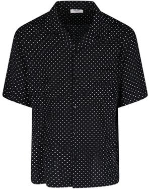 Celine Hawaiian Logo Shirt - Black