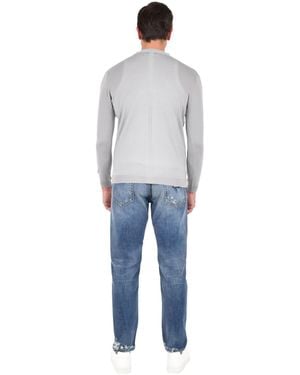Low Brand Cardigan - Blue