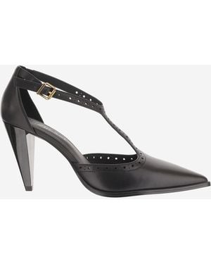 Pinko Leather Pumps Gwen Upper: Cow - Black