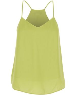 Twinset Top With V-Neck - Green