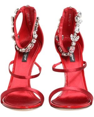 Dolce & Gabbana High Heel Sandals - Red