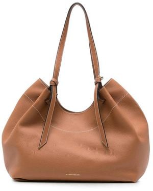 Strathberry Tote Bag Barra - Brown