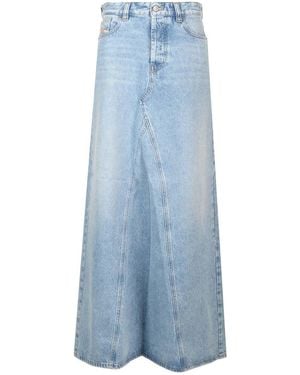 DIESEL Denim Maxi Skirt - Blue