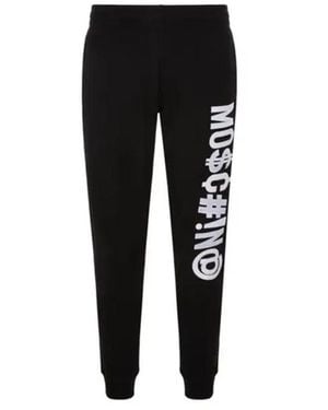 Moschino Moschino Logo Jogging Trousers - Black