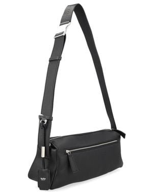 Max Mara Small Leather Shoulder Bag - Black