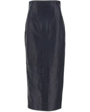 KHAITE 'Loxley' Skirt - Blue