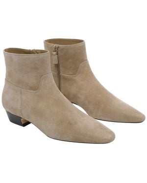 Stuart Weitzman Boots Suede Leather/Leather Sole - Brown