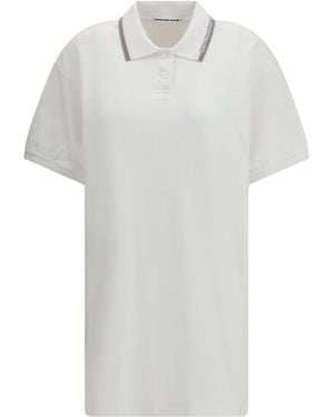 Alexander Wang Cotton Polo Dress - White